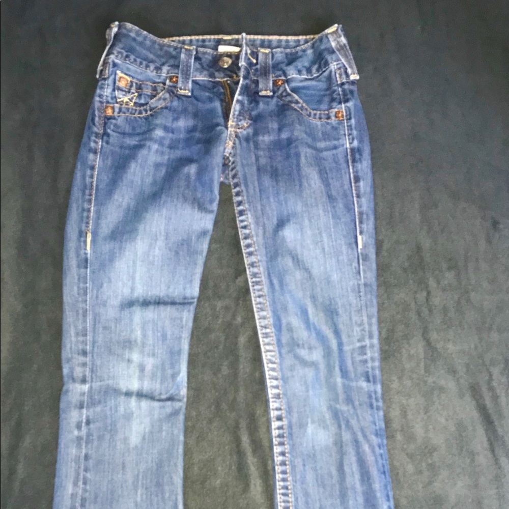 Flare true religion jeans. Only worn once